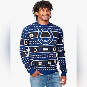 NFL Indianapolis Colts Men's  Crewneck Sweater In Med NWT